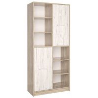 Шкаф комбинированный Интерлиния СК-022 80*42*182 дуб сонома/дуб белый Шкаф комбинированный Интерлиния СК-022 80*42*182 дуб сонома/дуб белый