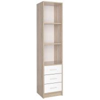 Шкаф комбинированный Интерлиния СК-023 40*42*182 (без витрины) дуб сонома/белый купить в Минске Шкаф комбинированный Интерлиния СК-023 40*42*182 (без витрины) дуб сонома/белый купить в Минске