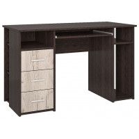 Компьютерный стол Интерлиния СК-10 120*60*75 дуб венге/дуб серый