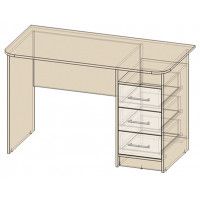 Компьютерный стол Интерлиния СК-01 120*60*75 дуб сонома/белый купить в Минске