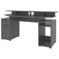 Компьютерный стол Интерлиния СК-12 (Skill-1) 160*60*88,5 антрацит