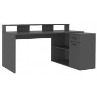 Компьютерный стол Интерлиния СК-14 (Skill-3) 160*76*91,7 антрацит купить в Минске