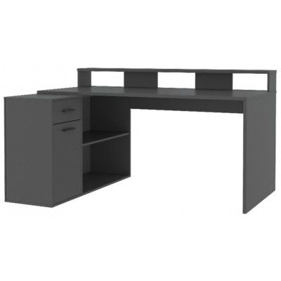 Компьютерный стол Интерлиния СК-14 (Skill-3) 160*76*91,7 антрацит купить в Минске