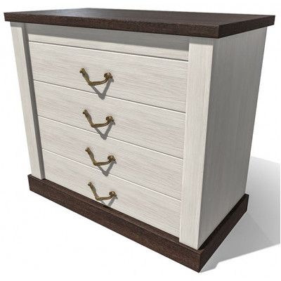 Комод Интерлиния Тауэр ТР-4Ш вудлайн / дуб венге купить в Минске