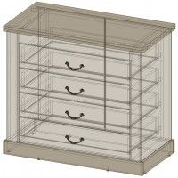 Комод Интерлиния Тауэр ТР-4Ш вудлайн / дуб венге купить в Минске Комод Интерлиния Тауэр ТР-4Ш вудлайн / дуб венге купить в Минске