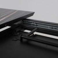 Стол AV 1208 HPL+МДФ 1200 (1600)*800 Черный тунис/черный купить в Минске Стол AV 1208 HPL+МДФ 1200 (1600)*800 Черный тунис/черный купить в Минске