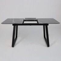 Стол AV 1208 HPL+МДФ 1200 (1600)*800 Черный тунис/черный купить в Минске Стол AV 1208 HPL+МДФ 1200 (1600)*800 Черный тунис/черный купить в Минске