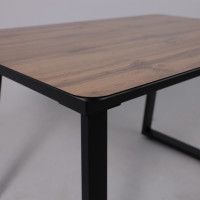 Стол AV 1208 HPL+МДФ 1200 (1600)*800 Дуб Вотан/черный купить в Минске Стол AV 1208 HPL+МДФ 1200 (1600)*800 Дуб Вотан/черный купить в Минске