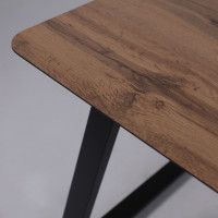 Стол AV 1208 HPL+МДФ 1200 (1600)*800 Дуб Вотан/черный купить в Минске Стол AV 1208 HPL+МДФ 1200 (1600)*800 Дуб Вотан/черный купить в Минске