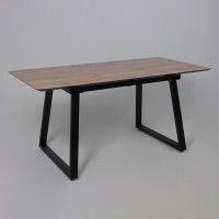 Стол AV 1208 HPL+МДФ 1200 (1600)*800 Дуб Вотан/черный купить в Минске Стол AV 1208 HPL+МДФ 1200 (1600)*800 Дуб Вотан/черный купить в Минске