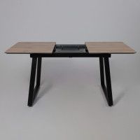 Стол AV 1208 HPL+МДФ 1200 (1600)*800 Дуб Вотан/черный купить в Минске Стол AV 1208 HPL+МДФ 1200 (1600)*800 Дуб Вотан/черный купить в Минске