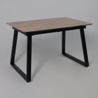 Стол AV 1208 HPL+МДФ 1200 (1600)*800 Дуб Вотан/черный купить в Минске Стол AV 1208 HPL+МДФ 1200 (1600)*800 Дуб Вотан/черный купить в Минске