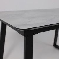 Стол AV 1208 HPL+МДФ 1200 (1600)*800 Мрамор Марквина синий/черный купить в Минске Стол AV 1208 HPL+МДФ 1200 (1600)*800 Мрамор Марквина синий/черный купить в Минске