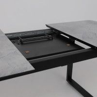 Стол AV 1208 HPL+МДФ 1200 (1600)*800 Мрамор Марквина синий/черный купить в Минске Стол AV 1208 HPL+МДФ 1200 (1600)*800 Мрамор Марквина синий/черный купить в Минске