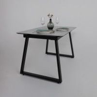 Стол AV 1208 HPL+МДФ 1200 (1600)*800 Мрамор Марквина синий/черный купить в Минске Стол AV 1208 HPL+МДФ 1200 (1600)*800 Мрамор Марквина синий/черный купить в Минске