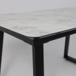 Стол AV 1208 HPL+МДФ 1200 (1600)*800 Виктори натуральный/черный купить в Минске