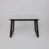 Стол AV 1208 HPL+МДФ 1200 (1600)*800 Виктори натуральный/черный купить в Минске