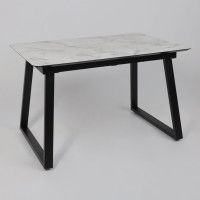 Стол AV 1208 HPL+МДФ 1200 (1600)*800 Виктори натуральный/черный купить в Минске