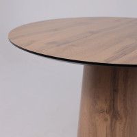 Стол AV 1317 HPL+МДФ 1000*1000 Дуб Вотан/черный купить в Минске