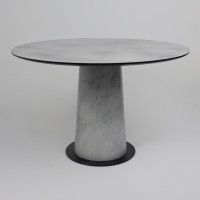 Стол AV 1317 HPL+МДФ 1200*1200 мрамор Марквина синий/черный купить в Минске