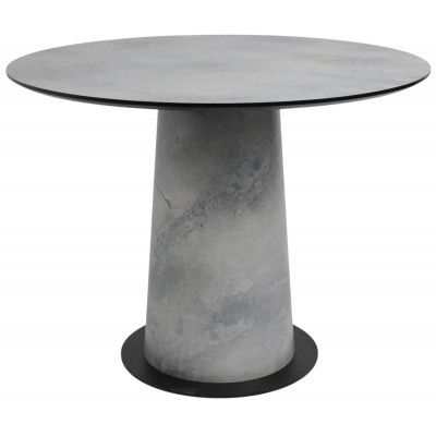 Стол AV 1317 HPL+МДФ 1000*1000 мрамор Марквина синий/черный купить в Минске