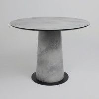 Стол AV 1317 HPL+МДФ 1000*1000 мрамор Марквина синий/черный купить в Минске