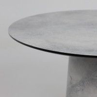 Стол AV 1317 HPL+МДФ 1000*1000 мрамор Марквина синий/черный купить в Минске