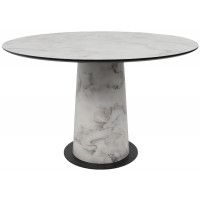 Стол AV 1317 HPL+МДФ 1200*1200 Виктори натуральный/черный