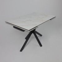 Стол раздвижной AV 2111 1200 (1800)*800 белый глянцевый CARLA LARKIN /черный купить в Минске Стол раздвижной AV 2111 1200 (1800)*800 белый глянцевый CARLA LARKIN /черный купить в Минске