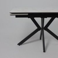 Стол раздвижной AV 2111 1200 (1800)*800 белый глянцевый CARLA LARKIN /черный купить в Минске Стол раздвижной AV 2111 1200 (1800)*800 белый глянцевый CARLA LARKIN /черный купить в Минске