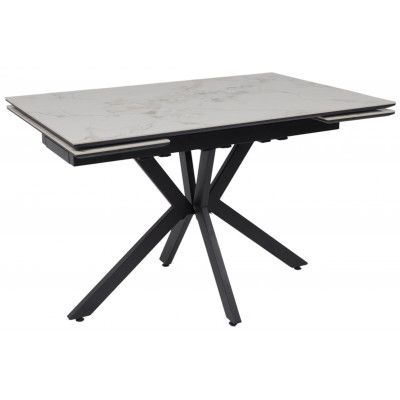 Стол раздвижной AV 2111 1200 (1800)*800 натуральный глянцевый GOLD JADE/черный купить в Минске