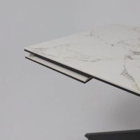 Стол раздвижной AV 2111 1200 (1800)*800 натуральный глянцевый GOLD JADE/черный купить в Минске Стол раздвижной AV 2111 1200 (1800)*800 натуральный глянцевый GOLD JADE/черный купить в Минске