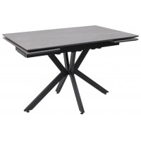 Стол раздвижной AV 2111 1200 (1800)*800 серый матовый LARKA GREY/черный