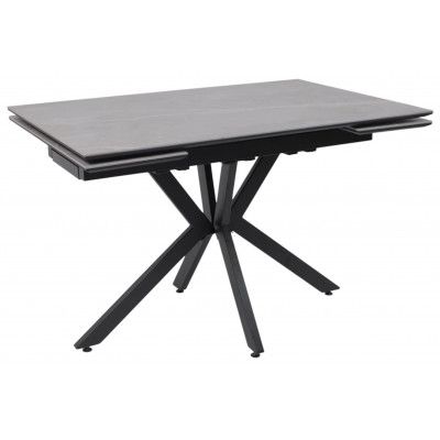 Стол раздвижной AV 2111 1200 (1800)*800 серый матовый LARKA GREY/черный купить в Минске