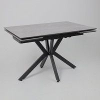 Стол раздвижной AV 2111 1200 (1800)*800 серый матовый LARKA GREY/черный купить в Минске