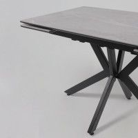 Стол раздвижной AV 2111 1200 (1800)*800 серый матовый LARKA GREY/черный купить в Минске