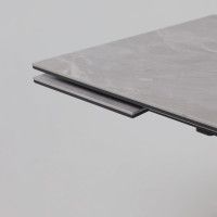 Стол раздвижной AV 2111 1200 (1800)*800 серый матовый LARKA GREY/черный купить в Минске