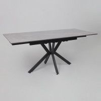 Стол раздвижной AV 2111 1200 (1800)*800 серый матовый LARKA GREY/черный купить в Минске