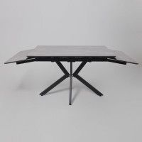 Стол раздвижной AV 2111 1200 (1800)*800 серый матовый LARKA GREY/черный купить в Минске