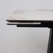 Стол раздвижной AV 2119 1200 (1800)*800 белый, глянцевый PANDORA/черный купить в Минске