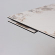Стол раздвижной AV 2119 1200 (1800)*800 белый, глянцевый PANDORA/черный купить в Минске