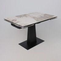 Стол раздвижной AV 2119 1200 (1800)*800 белый, глянцевый PANDORA/черный купить в Минске Стол раздвижной AV 2119 1200 (1800)*800 белый, глянцевый PANDORA/черный купить в Минске