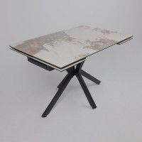 Стол раздвижной AV 2111 1200 (1800)*800 белый глянцевый PANDORA/черный купить в Минске