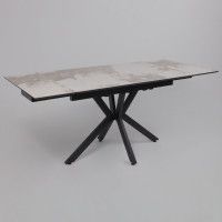 Стол раздвижной AV 2111 1200 (1800)*800 белый глянцевый PANDORA/черный купить в Минске