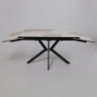 Стол раздвижной AV 2111 1200 (1800)*800 белый глянцевый PANDORA/черный купить в Минске