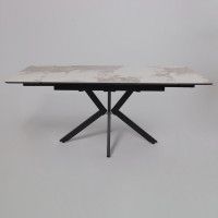 Стол раздвижной AV 2111 1200 (1800)*800 белый глянцевый PANDORA/черный купить в Минске