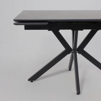Стол раздвижной AV 2111 1200 (1800)*800 черный матовый SHAKESPEARE/черный купить в Минске Стол раздвижной AV 2111 1200 (1800)*800 черный матовый SHAKESPEARE/черный купить в Минске