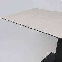 Стол раздвижной AV 2119 1200 (1800)*800 серый, матовый CARMEN LIDHT GREY/черный купить в Минске