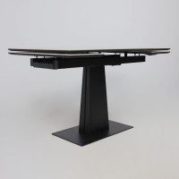 Стол раздвижной AV 2119 1200 (1800)*800 серый, матовый CARMEN LIDHT GREY/черный купить в Минске