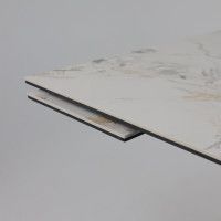 Стол раздвижной AV 2119 1200 (1800)*800 натуральный глянцевый GOLD JADE/черный купить в Минске Стол раздвижной AV 2119 1200 (1800)*800 натуральный глянцевый GOLD JADE/черный купить в Минске